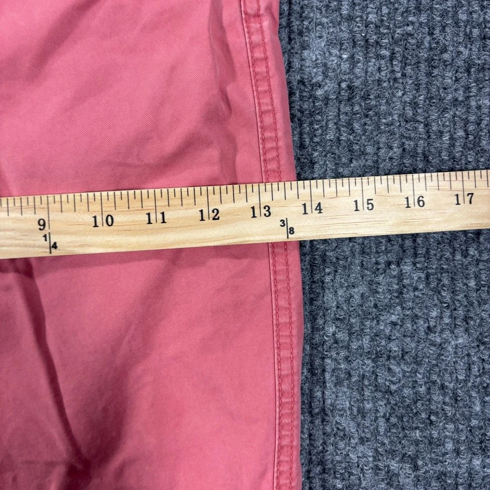 Cremieux Chino Shorts Mens Size 40 Pink Classics Cotton Flat Front
